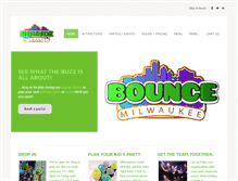 Tablet Screenshot of bouncemilwaukee.com